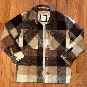 Abercrombie & Fitch Brown Wool Jacket